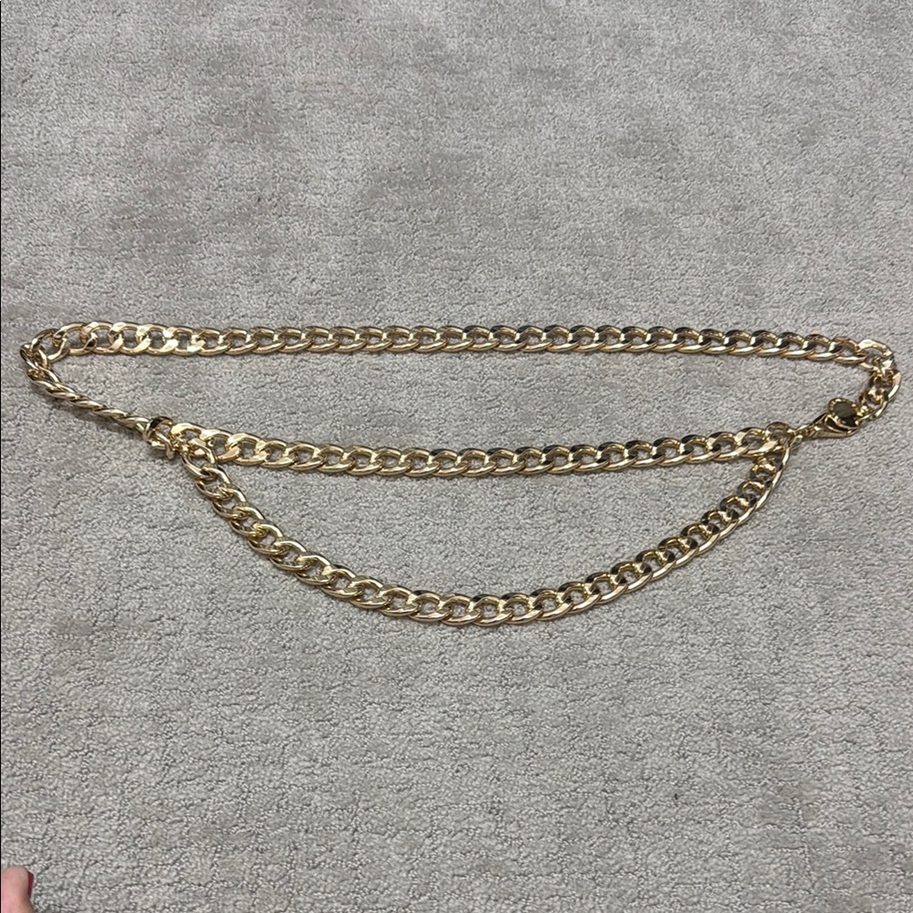 B-low The Belt Gold Chain Belt